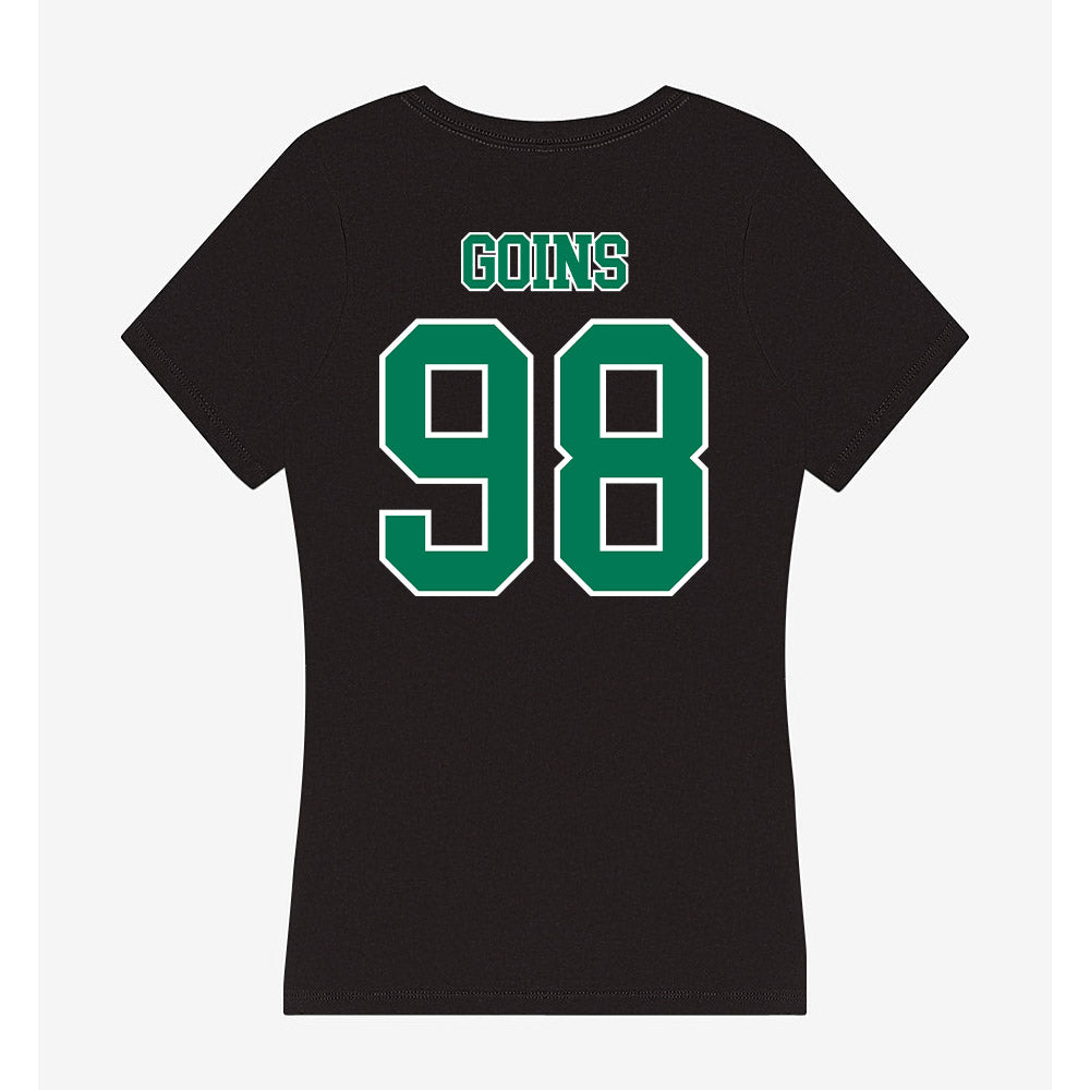 Norfolk State - NCAA Football : Quintin Goins - Women's V-Neck T-Shirt-1