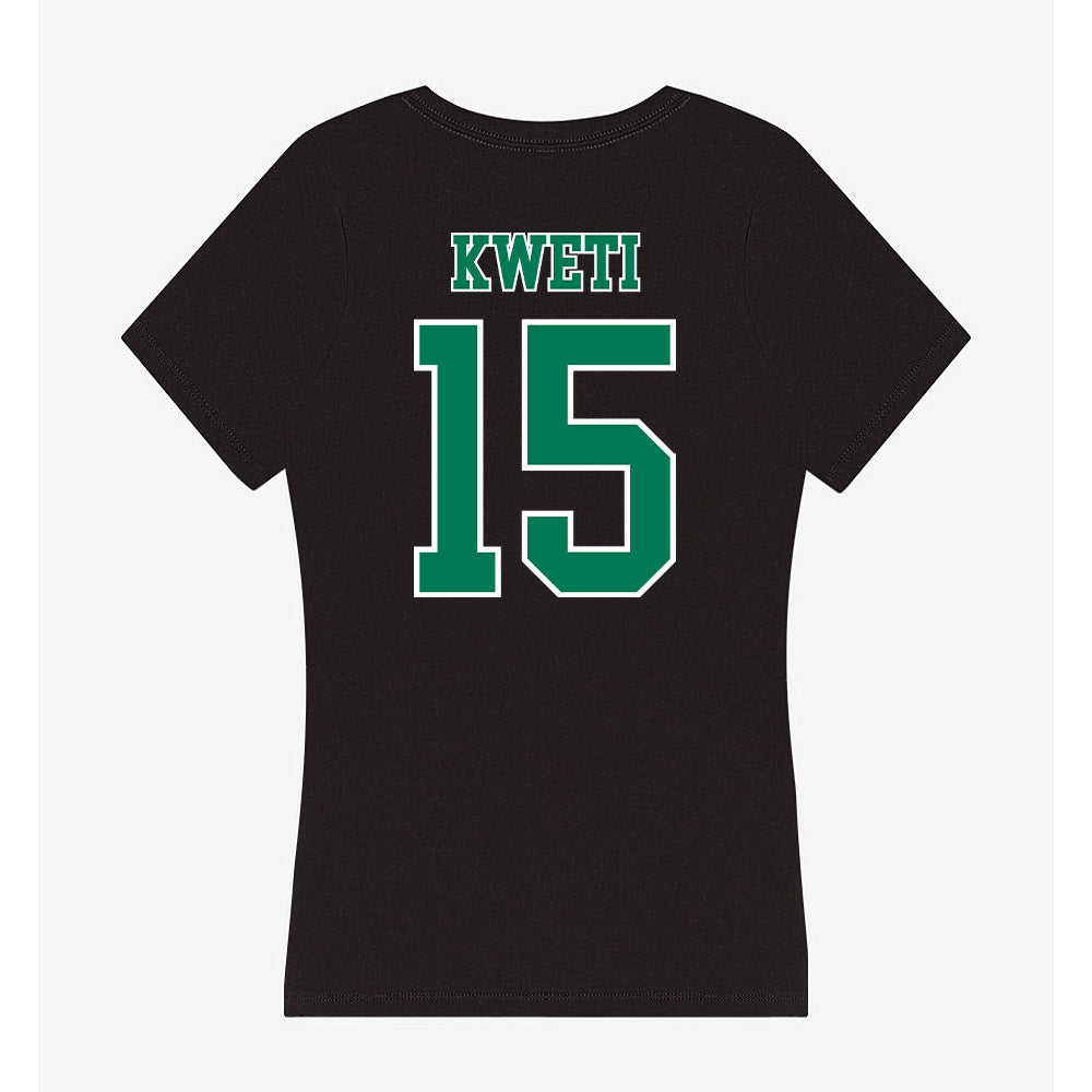 Norfolk State - NCAA Women's Basketball : Carmen Kweti - Women's V-Neck T-Shirt-1