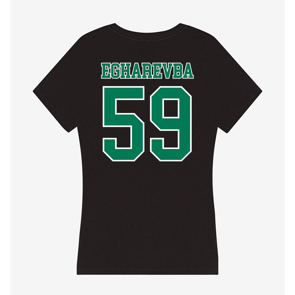 Norfolk State - NCAA Football : Samuel Egharevba - Women's V-Neck T-Shirt-1