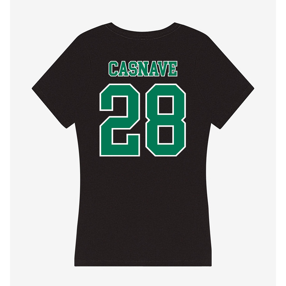 Norfolk State - NCAA Football : Kameron Casnave - Women's V-Neck T-Shirt-1
