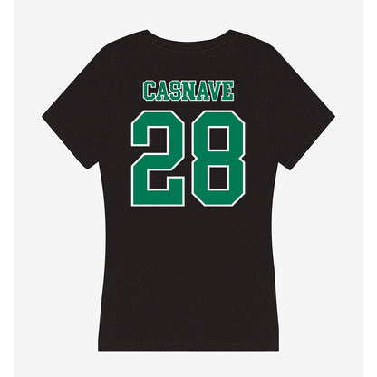 Norfolk State - NCAA Football : Kameron Casnave - Women's V-Neck T-Shirt-1