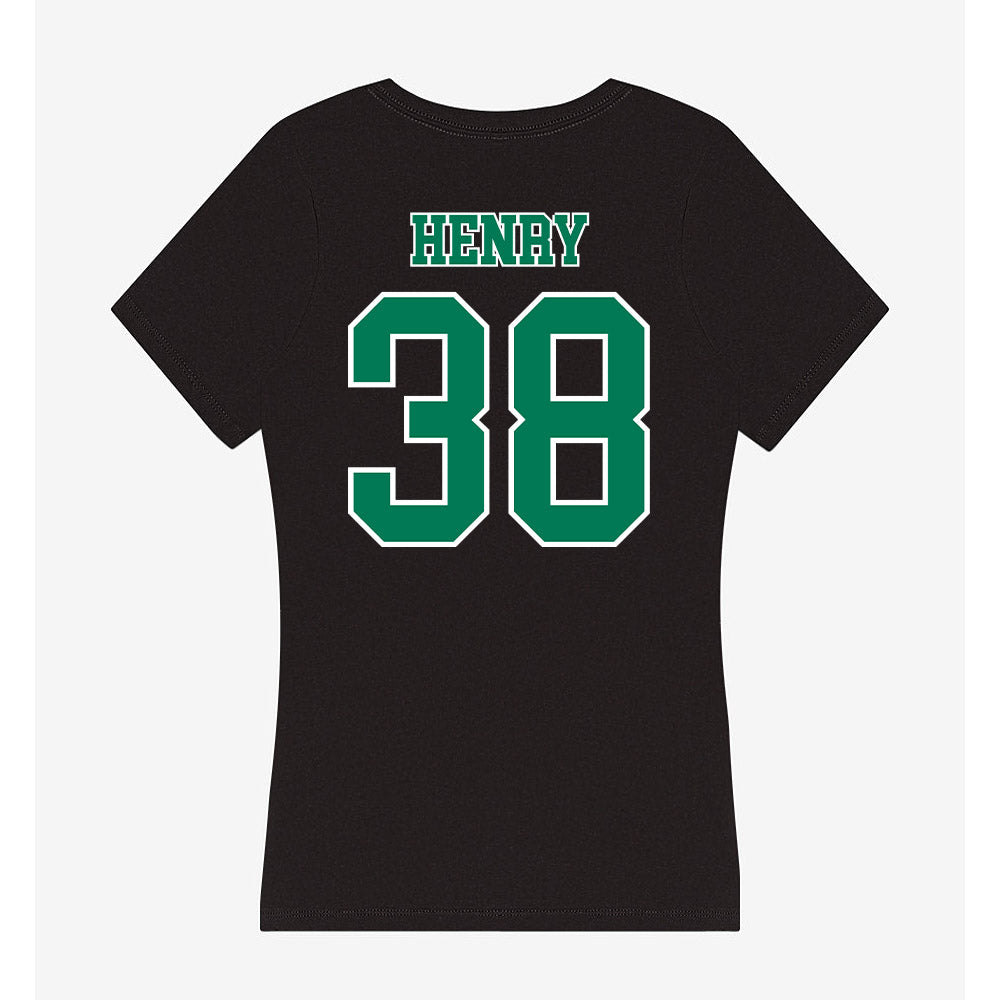 Norfolk State - NCAA Football : Christian Henry - Women's V-Neck T-Shirt-1