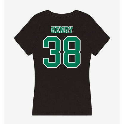 Norfolk State - NCAA Football : Christian Henry - Women's V-Neck T-Shirt-1