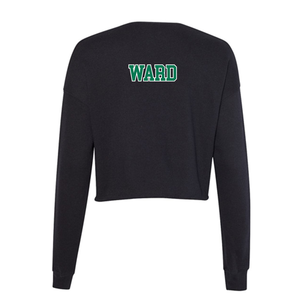 Norfolk State - NCAA Men's Track & Field : Julian Ward - Women's Cropped Crew Fleece-1