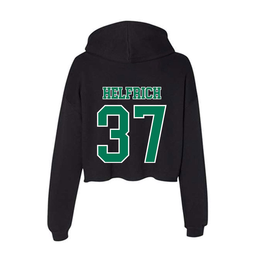 Norfolk State - NCAA Football : Evan Helfrich - Women's Crop Fleece Hooded Sweatshirt-1