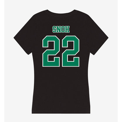 Norfolk State - NCAA Baseball : Nyenati Snoh - Women's V-Neck T-Shirt-1