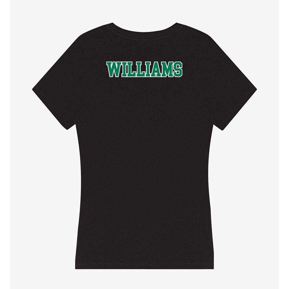 Norfolk State - NCAA Men's Track & Field : Atrell Williams - Women's V-Neck T-Shirt-1