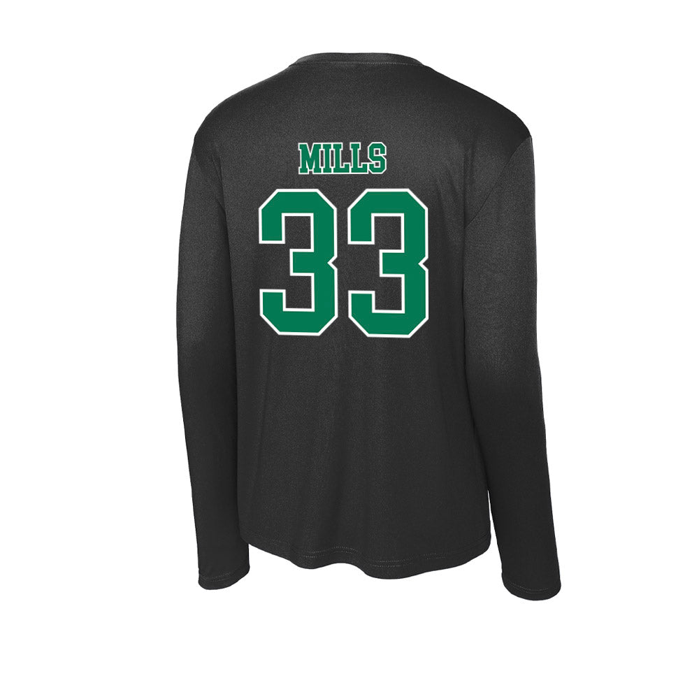 Norfolk State - NCAA Football : Edward Mills - Activewear Long Sleeve T-Shirt-1