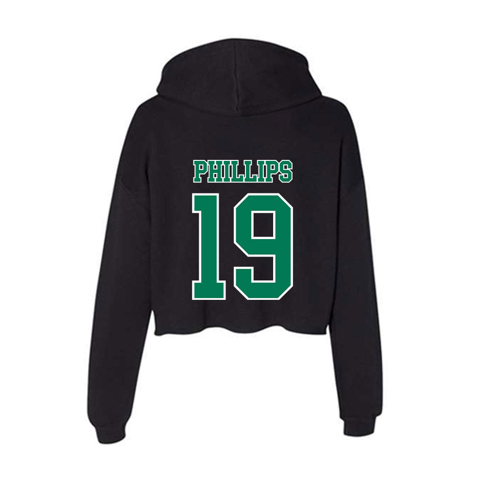 Norfolk State - NCAA Women's Volleyball : Kailia Phillips - Women's Crop Fleece Hoodie-1