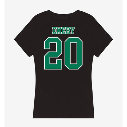 Norfolk State - NCAA Football : Iziah Emery - Women's V-Neck T-Shirt-1