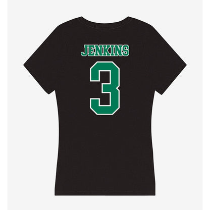Norfolk State - NCAA Men's Basketball : Mykel Jenkins - Women's V-Neck T-Shirt-1