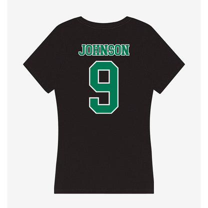 Norfolk State - NCAA Football : Reggie Johnson - Women's V-Neck T-Shirt-1