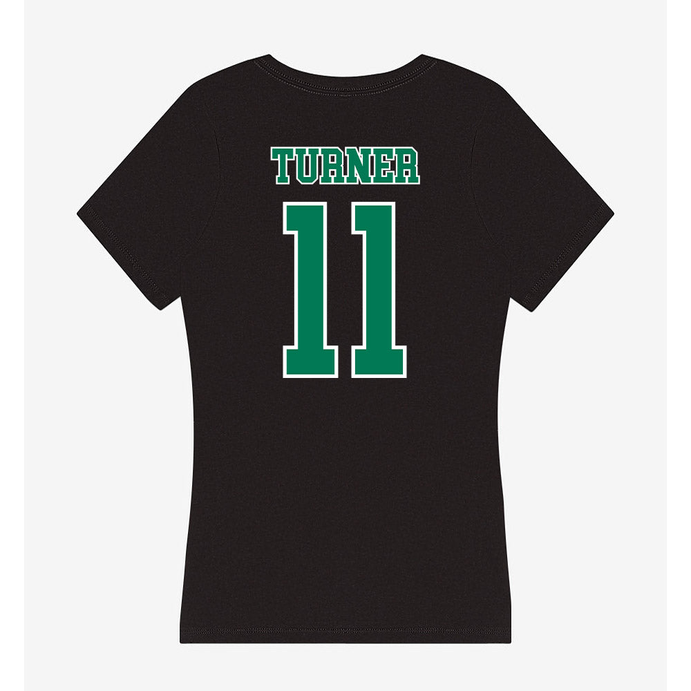 Norfolk State - NCAA Football : Caleb Turner - Women's V-Neck T-Shirt-1