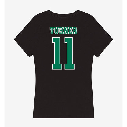 Norfolk State - NCAA Football : Caleb Turner - Women's V-Neck T-Shirt-1