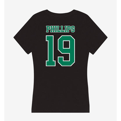 Norfolk State - NCAA Women's Volleyball : Kailia Phillips - Women's V-Neck T-Shirt-1