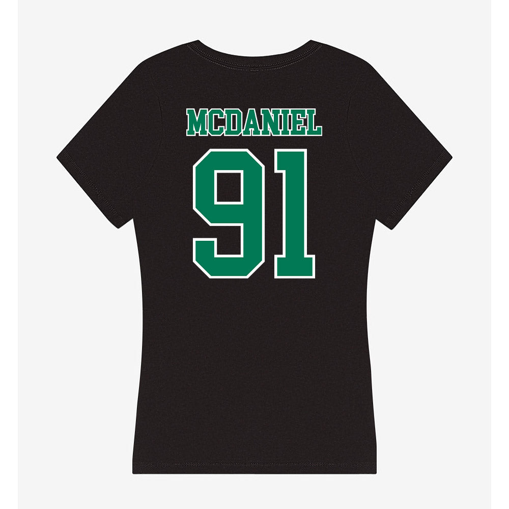 Norfolk State - NCAA Football : Aaron McDaniel - Women's V-Neck T-Shirt-1