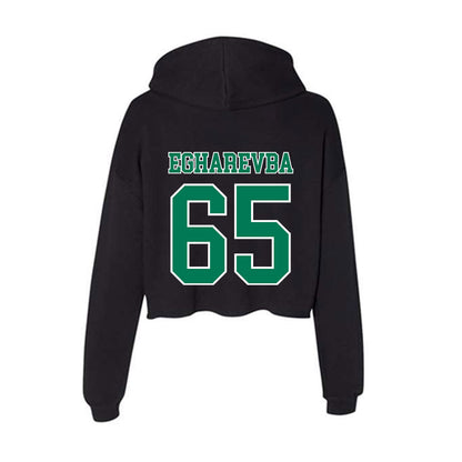 Norfolk State - NCAA Football : Samuel Egharevba - Women's Crop Fleece Hoodie-1