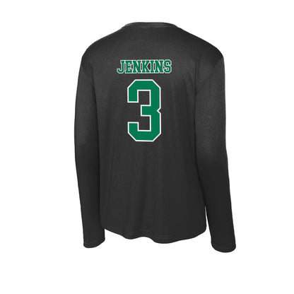 Norfolk State - NCAA Men's Basketball : Mykel Jenkins - Activewear Long Sleeve T-Shirt-1