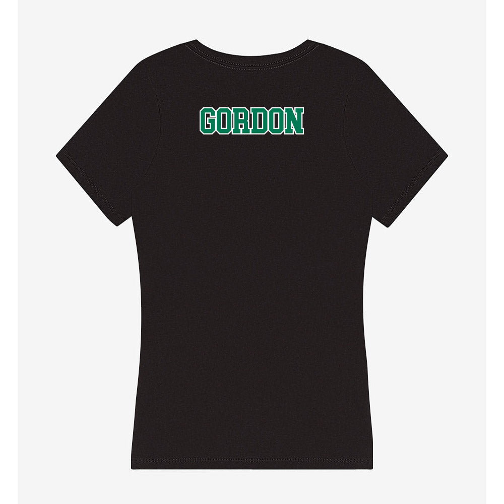 Norfolk State - NCAA Men's Track & Field : Jayden Gordon - Women's V-Neck T-Shirt-1