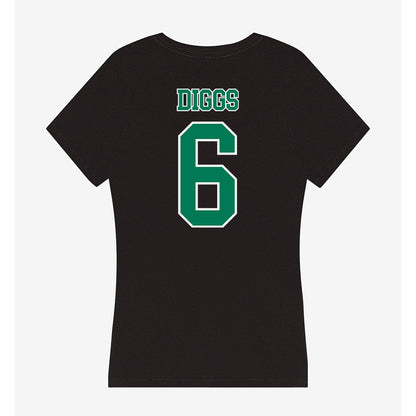 Norfolk State - NCAA Football : Keontae Diggs - Women's V-Neck T-Shirt-1