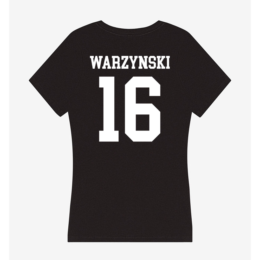 UW River Falls - NCAA Football : Riley Warzynski - Women's V-Neck T-Shirt-1