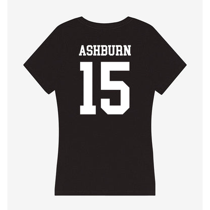 UW River Falls - NCAA Men's Basketball : Riley Ashburn - Women's V-Neck T-Shirt-1