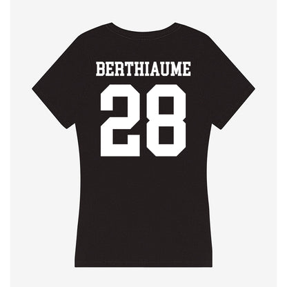 UW River Falls - NCAA Women's Lacrosse : Natasha Berthiaume - Women's V-Neck T-Shirt-1