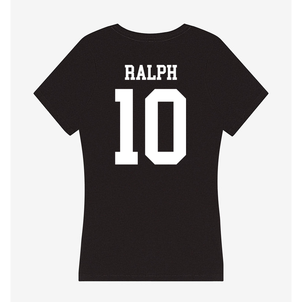 UW River Falls - NCAA Men's Basketball : Gavin Ralph - Women's V-Neck T-Shirt-1
