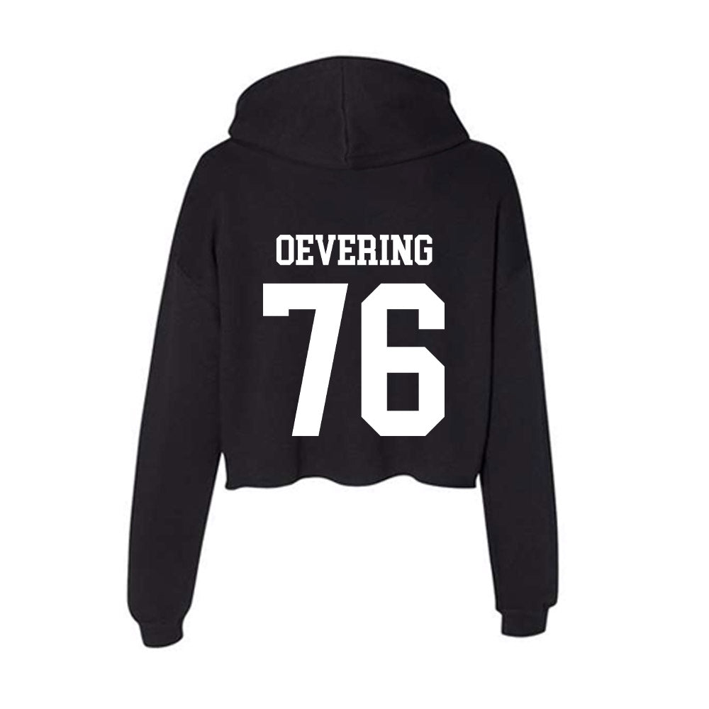 UW River Falls - NCAA Football : Levi Oevering - Women's Crop Fleece Hoodie-1