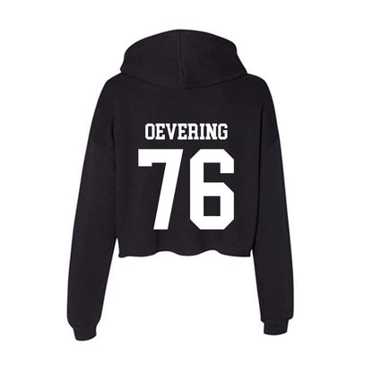 UW River Falls - NCAA Football : Levi Oevering - Women's Crop Fleece Hoodie-1