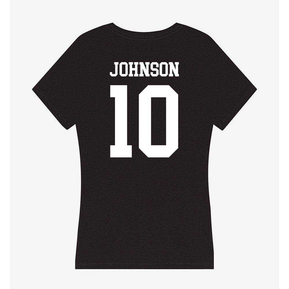 UW River Falls - NCAA Baseball : Vaughn Johnson - Women's V-Neck T-Shirt-1