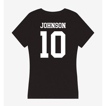 UW River Falls - NCAA Baseball : Vaughn Johnson - Women's V-Neck T-Shirt-1