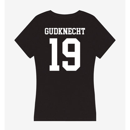 UW River Falls - NCAA Women's Volleyball : Hannah Gudknecht - Women's V-Neck T-Shirt-1