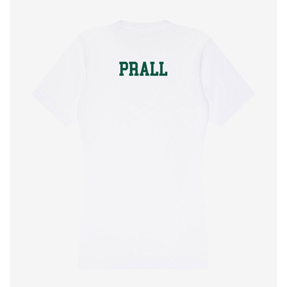 Northern Michigan - NCAA Football : Logan Prall - Women's V-Neck T-Shirt-1