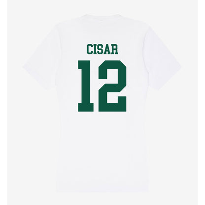 Northern Michigan - NCAA Men's Ice Hockey : Peter Cisar - Women's V-Neck T-Shirt-1