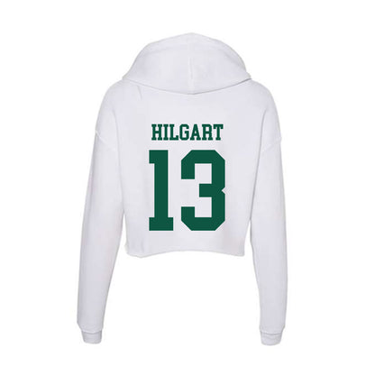 Northern Michigan - NCAA Football : Brady Hilgart - Women's Crop Fleece Hoodie-1