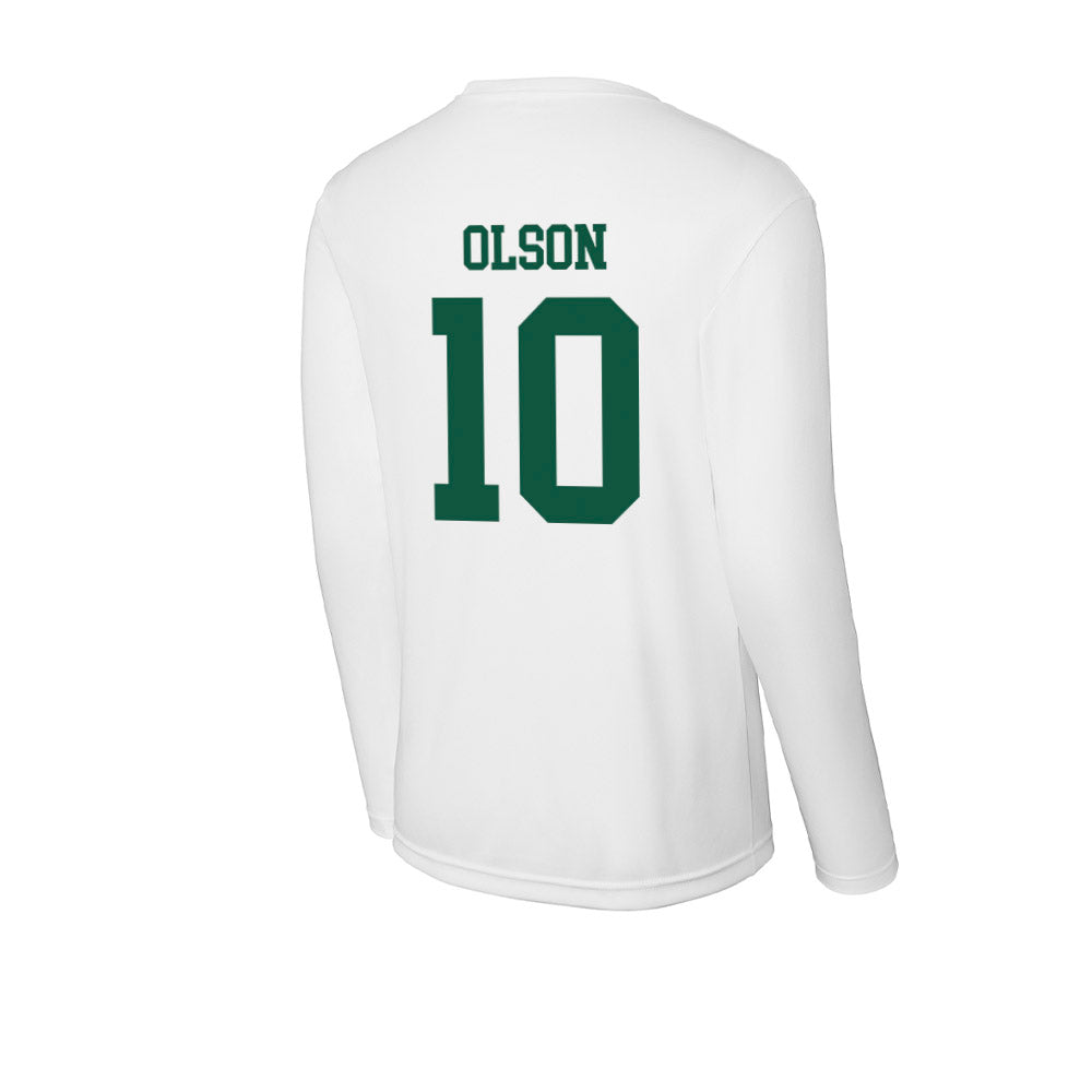 Northern Michigan - NCAA Football : Isaac Olson - Activewear Long Sleeve T-Shirt-1
