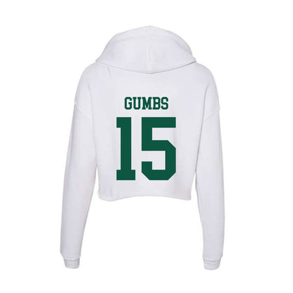 Northern Michigan - NCAA Men's Soccer : Davian Gumbs - Women's Crop Fleece Hoodie-1