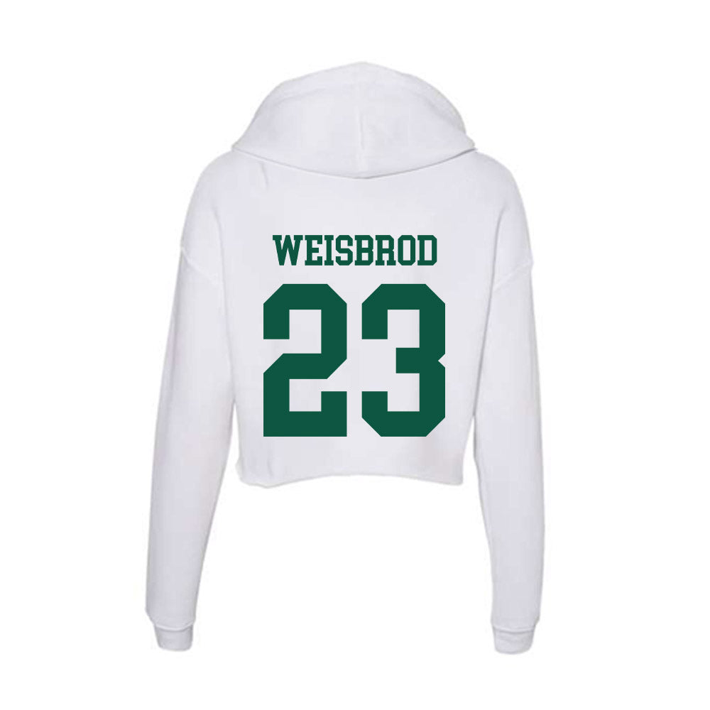 Northern Michigan - NCAA Women's Basketball : Jacy Weisbrod - Women's Crop Fleece Hoodie-1