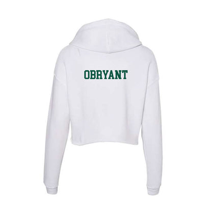 Northern Michigan - NCAA Football : Braxton OBryant - Women's Crop Fleece Hooded Sweatshirt-1