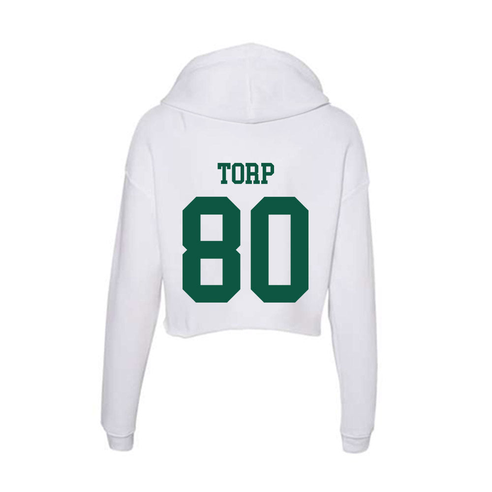 Northern Michigan - NCAA Football : Sawyer Torp - Women's Crop Fleece Hoodie-1