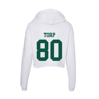 Northern Michigan - NCAA Football : Sawyer Torp - Women's Crop Fleece Hoodie-1