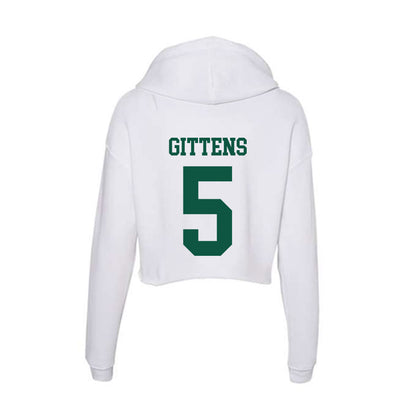 Northern Michigan - NCAA Men's Basketball : Gee Gittens - Women's Crop Fleece Hoodie-1