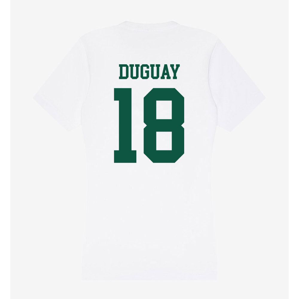 Northern Michigan - NCAA Men's Ice Hockey : Ryan Duguay - Women's V-Neck T-Shirt-1