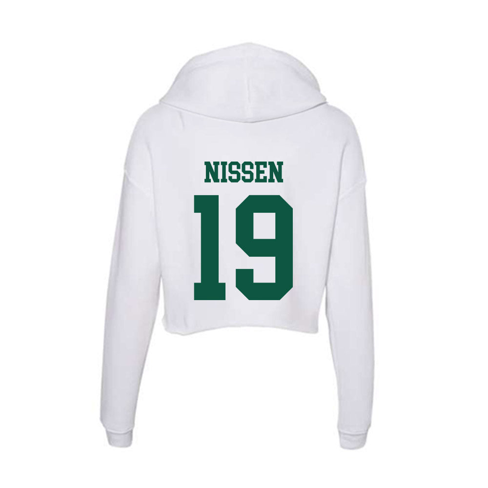 Northern Michigan - NCAA Women's Soccer : Madalyn Nissen - Women's Crop Fleece Hooded Sweatshirt-1