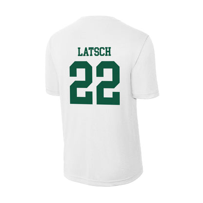 Northern Michigan - NCAA Men's Ice Hockey : Tanner Latsch - Activewear T-Shirt-1
