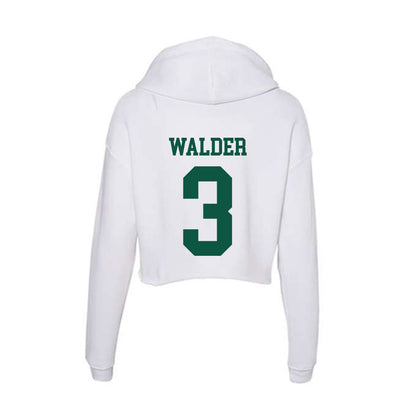 Northern Michigan - NCAA Women's Basketball : Faith Walder - Women's Crop Fleece Hoodie-1