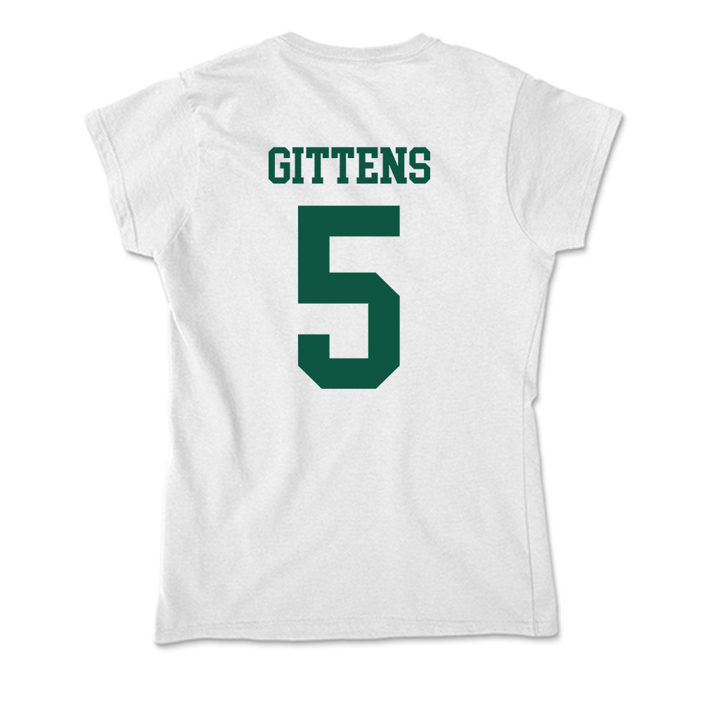 Northern Michigan - NCAA Men's Basketball : Gee Gittens - Soft Style Women’s T-Shirt-1