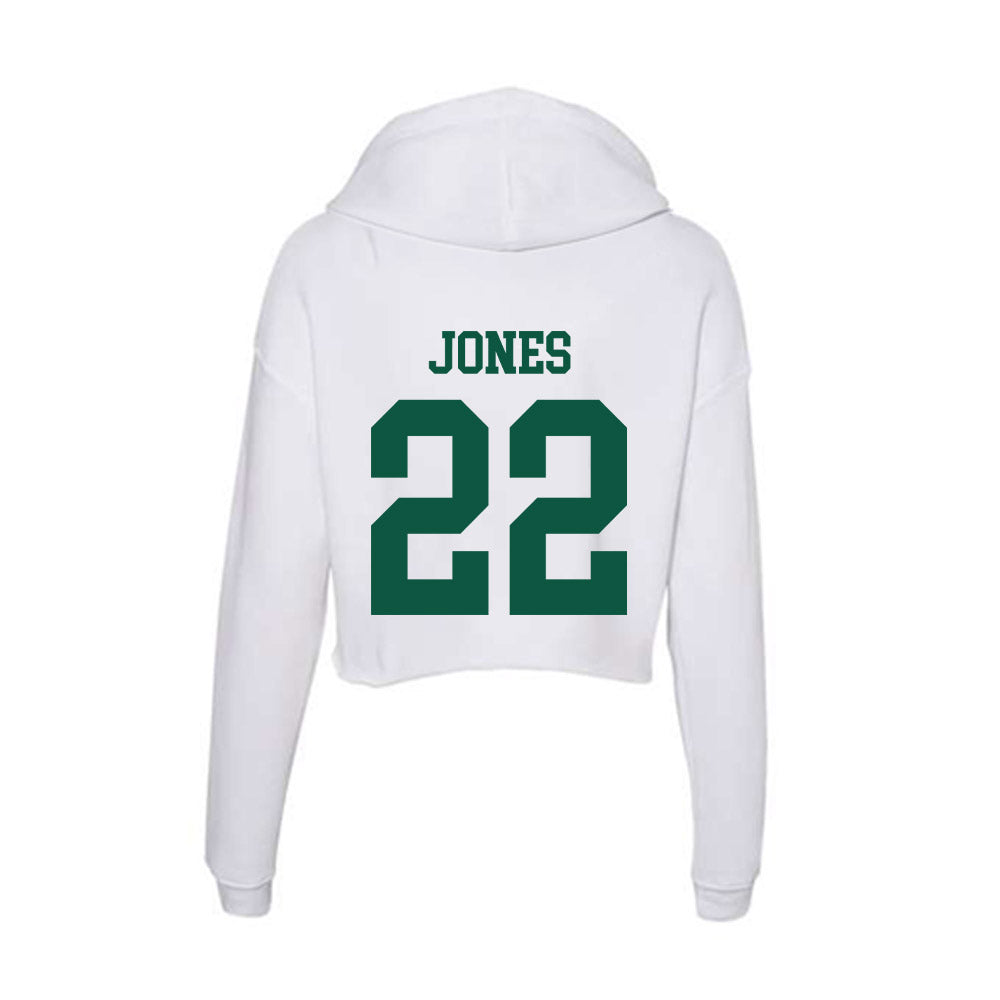 Northern Michigan - NCAA Football : Isaiah Jones - Women's Crop Fleece Hoodie-1