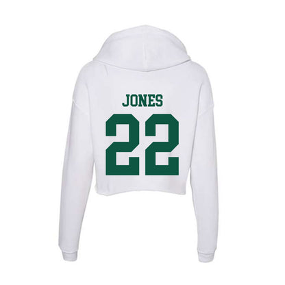 Northern Michigan - NCAA Football : Isaiah Jones - Women's Crop Fleece Hoodie-1